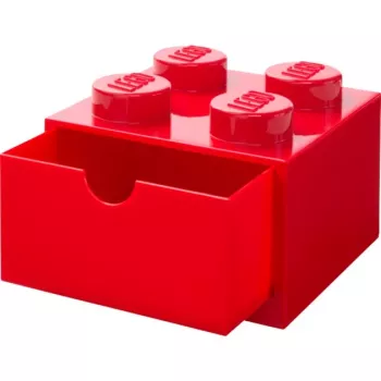 LEGO stalčius 4, raudona dėžė su smaigeliais