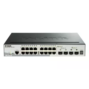 D-Link DGS-1510-52XMP/E 52 prievadų Gigabit Ethernet valdomas jungiklis su PoE ir 4 x 10G SFP+
