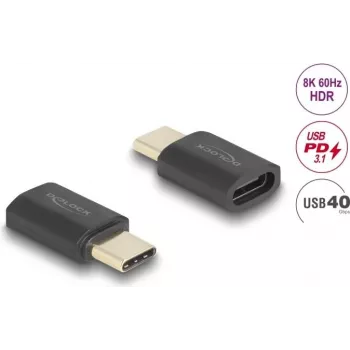 USB adapteris DeLOCK 60237 40 Gbps USB Type-C PD 3.1 240 W