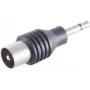 ShiverPeaks BS57101 Laidas 3,5 mm Juodas Nerūdijantis Plienas Kištukas/Lizdas