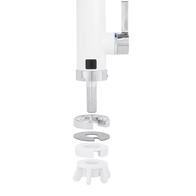Momentinis vandens šildytuvas NOVEEN IWH460 4600W 220–240V, be bako, 2,5 l/min, IPX4, LED ekranas