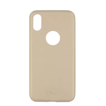 Telefono dėklas Tellur Slim Synthetic Leather, iPhone X/XS, auksinis