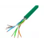 Tinklo kabelis LANBERG LCU5-10CC-0305-G U/UTP Cat5e 305 m Žalias, 24 AWG, CCA, PVC apvalkalas