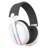 Subsonic Vektra SA5717-2 belaidės ausinės, dengiančios ausis, RGB LED, 7.1 emuliacija, baltos