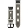 Garmin Quickfit dirželis, pilkas/smėlio spalvos, Approach S70 - 42 mm, D2 Delta S
