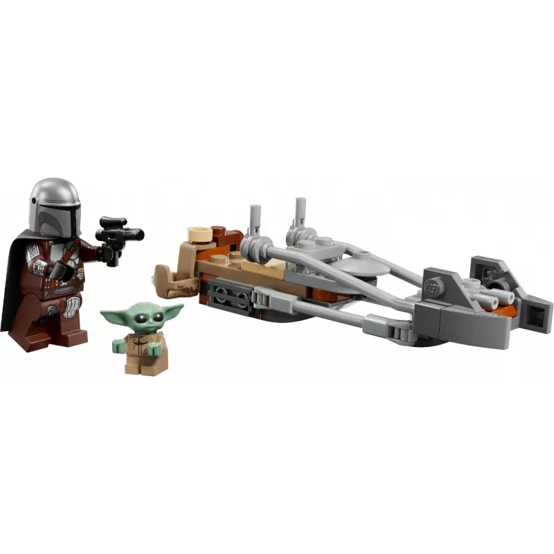 LEGO STAR WARS 75436 Mandaloriano ir Grogu greitaeigis motociklas