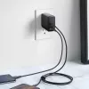 Sieninis įkroviklis 2xUSB Power Delivery (1xUSB A+1xUSB C) 5.4A 30W Dynamic Detect PA-D1