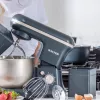 Salter BW126131EU7 4 dalių sandarių indų rinkinys su duonos dėže, mėlynai pilka