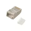 Extralink CAT6 FTP RJ45 Jungtis 8P8C Vyriškas/Moteriškas Skaidrus