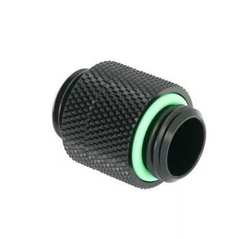 Barrow TBX2D-02 b tiesus adapteris G1/4 colio vyras-vyras su 14 mm pasukamuoju jungtimi, juodas
