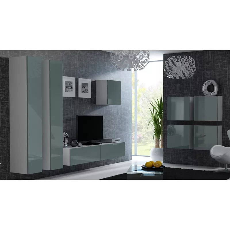 Cama Square Spintelė VIGO 50/50/30 baltas/pilkas blizgus