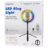 LogiLink išmaniojo telefono žiedinė šviesa su selfie lazda ir trikoju, DM 20 cm (AA0156)