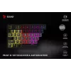 Belaidė mechaninė klaviatūra Savio SAVGK-PHENIX YELLOW PUDDING, Gateron Yellow Pro, 75 %, geltona, USB