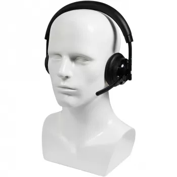 Belaidė ausinė Plusonic W320 Dual DECT Stereo – dviejų bazių DECT stereo ausinė