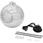 Veidrodinis rutulys Eurolite 30 cm su MD-1515 varikliu, įvairiaspalvis