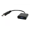 Adapteris DisplayPort į VGA juodas