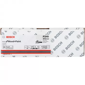 Bosch 2 608 607 974 šlifavimo priedas, 50 vnt.