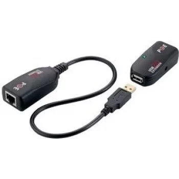 LogiLink UA0207 USB 2.0 Cat5 ilgintuvo rinkinys, juodas