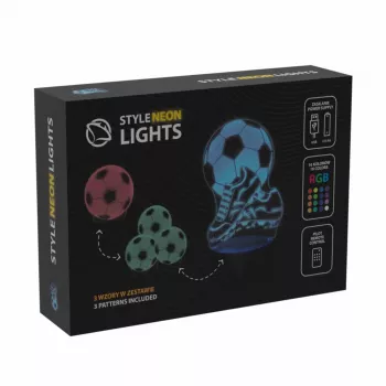 Stalinė lempa MANTA SNL124RGB RGB 3D šviesos dekoratyviniai rutuliai, keičiama LED spalva, dekoratyvinis apšvietimas