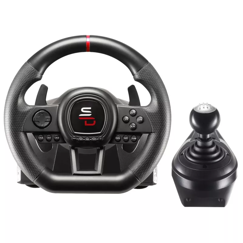 Vairas + Pedalai + Svirtis Subsonic SA5658 Juoda USB, skirta PlayStation 4 Xbox One