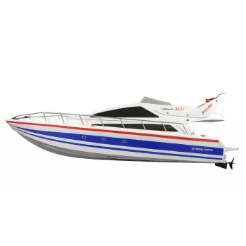 Amewi 26005, paruoštas plaukti (RTR), mėlyna, raudona, balta, valtis, elektrinis variklis, 730 mm