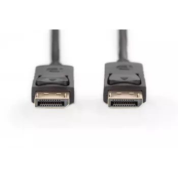 Jungiamasis kabelis DisplayPort su užraktu 1080p 60Hz FHD tipas DP / DP M / M juodas 1m