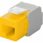 Wentronic Goobay CAT 6a KeyStone RJ45 Kištukas, Neekranuotas, 500MHz, Geltonai-Baltas (90691)