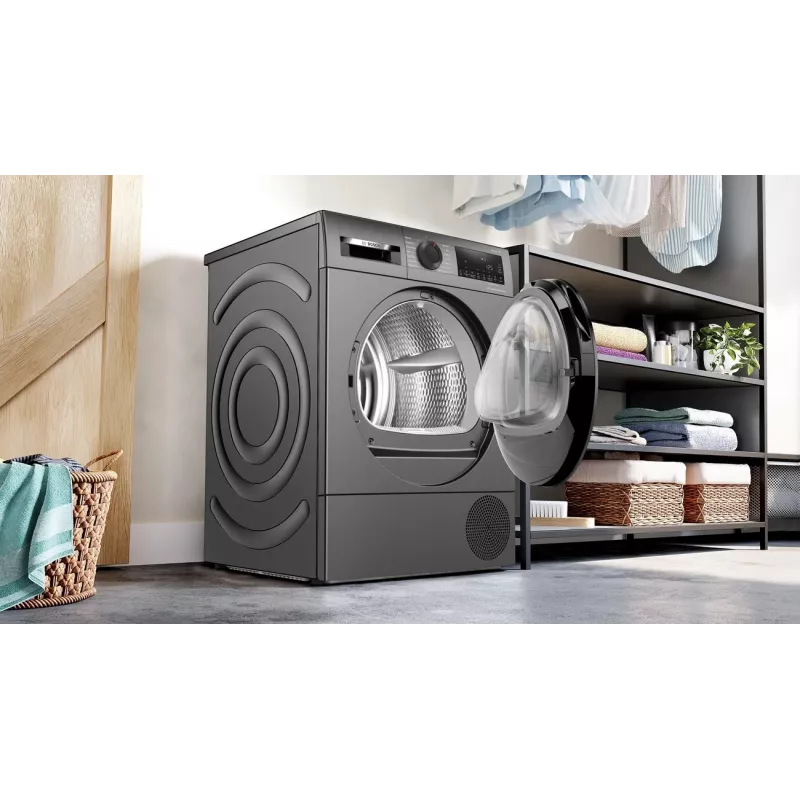 Bosch WQG245DXSN Šilumos siurblio džiovintuvas 9 kg