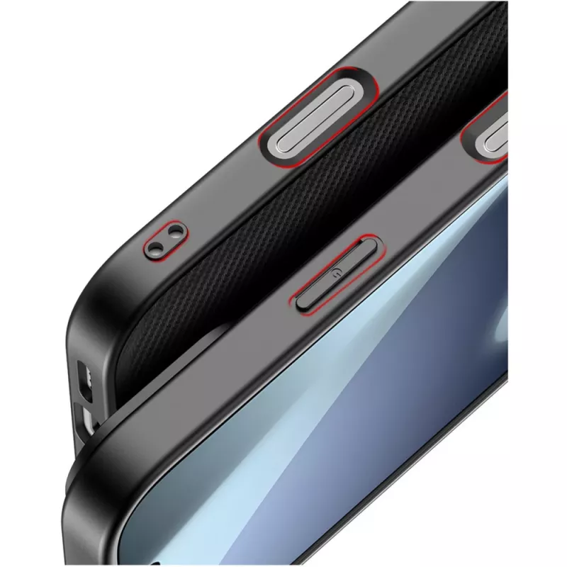 Nevox StyleShell NYLO 2528 dėklas, skirtas iPhone 17 Pro, juodas