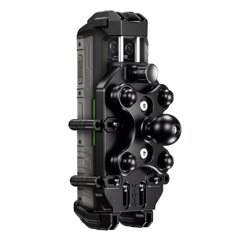 Pasyvus laikiklis UleFone Armor Mount Pro mobiliesiems telefonams — laikiklis ant dviračio ir paspirtuko, juodas