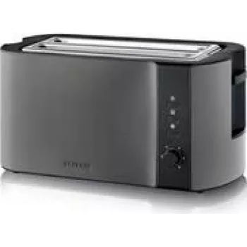 Severin AT 9341 Skrudintuvas 4 riekės 1400 W Juodas Brūkšniuotas nerūdijantis plienas
