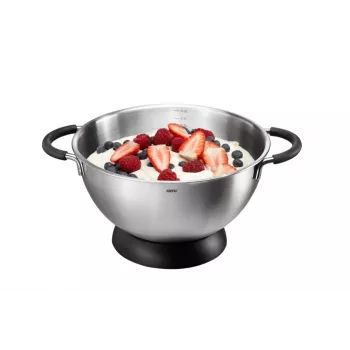 Plieninis dubuo GEFU Mesco 28140, 24 cm, 4,0 l, nerūdijantis plienas, tinkamas plauti indaplovėje