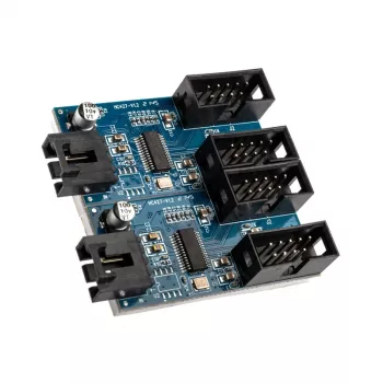 USB 2.0 šakotuvas Akasa AK-CBUB64-30BK 1→4 prievadai USB 2.0