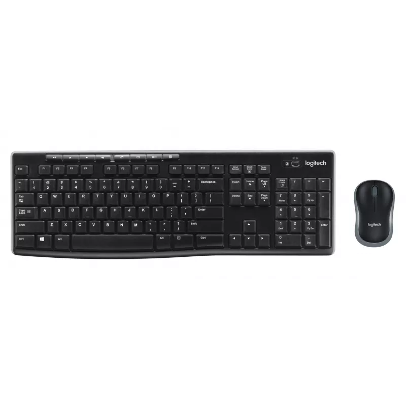 Belaidis klaviatūros ir pelės rinkinys Logitech MK270