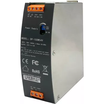 Automatinis jungiklis Edimax DP-150W54V 2.8 A 90-264 V DIN bėgelis Juodas