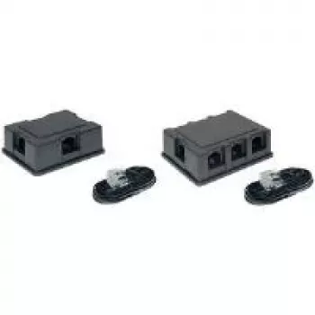Telefono skirstytuvas RJ-45 F 6x RJ-45 F Juodas ShiverPeaks BS71400-6SET