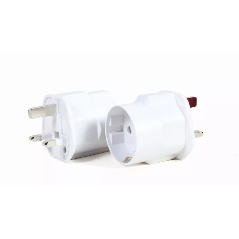 Gembird A-AC-EUFUKM-01 AC maitinimo adapteris, EU Schuko kištukas į UK lizdą, 13 A