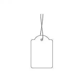 Kabinamos etiketės HERMA 6933 18x28 mm su baltu virveliu