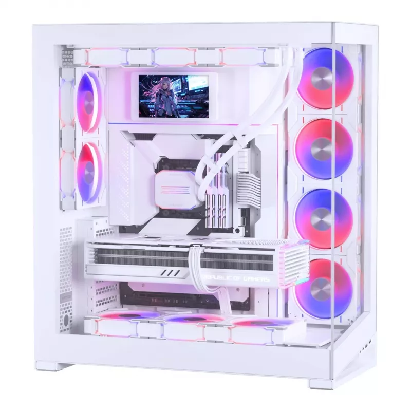 LCD skydelio rinkinys Phanteks PH-HRLCD_WT01 universalus 5V 80 mm