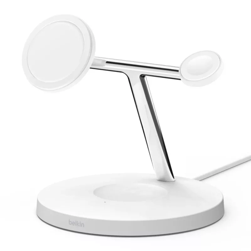 Belkin WIZ017vfWH belaidis greitojo įkrovimo įkroviklis ausinėms, AC, baltas
