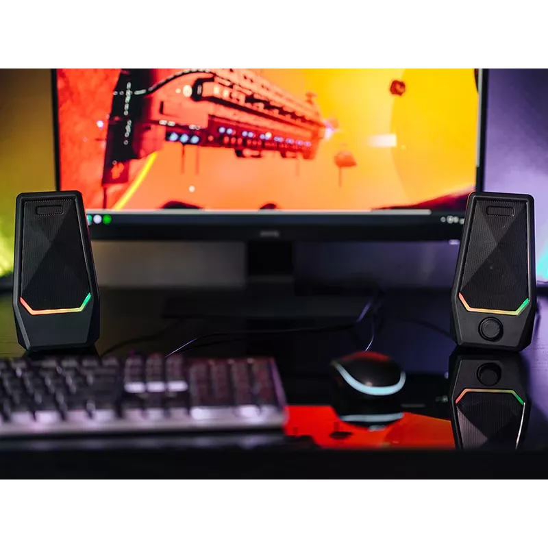 Tracer Loop 2.0 RGB USB daugialypės terpės garsiakalbiai 2.0, 6 W