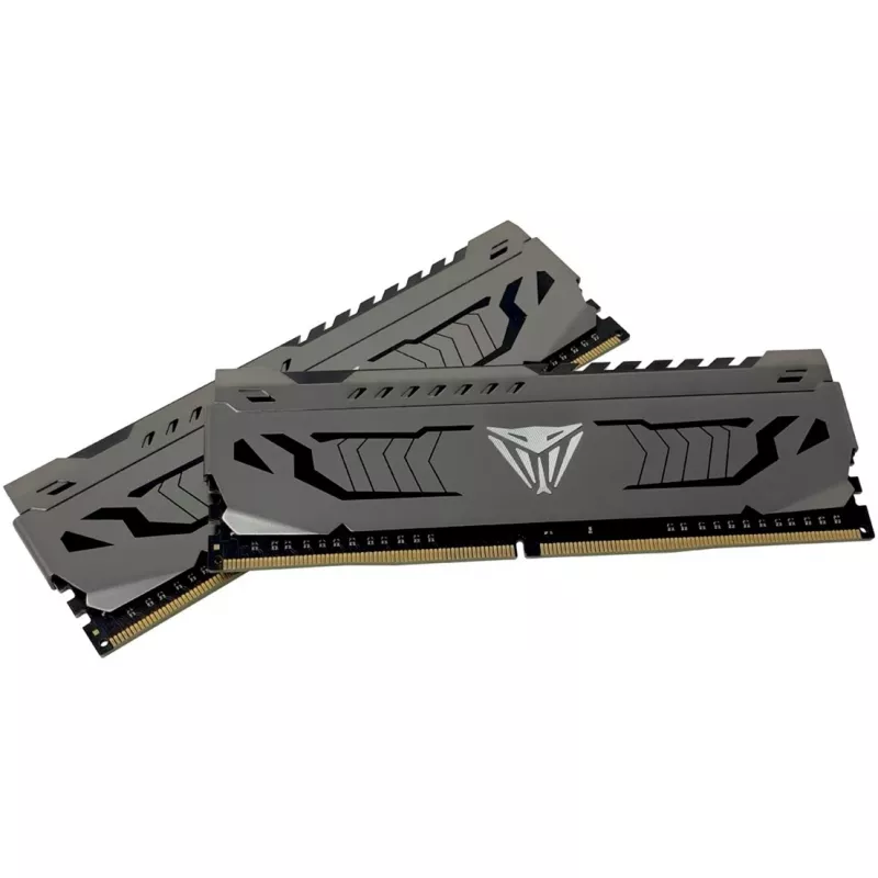 32 GB Patriot DIMM 3600 (2x 16 GB) Dual-Kit (grau, PVS432G360C8K, Viper Steel, INTEL XMP)