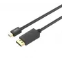 UNITEK Y-C612BK 3 m Mini DisplayPort – DisplayPort laidas juodas