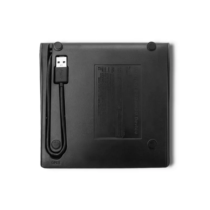 Išorinis USB 2.0 SATA optinių diskų korpusas Qoltec 51863 Juodas