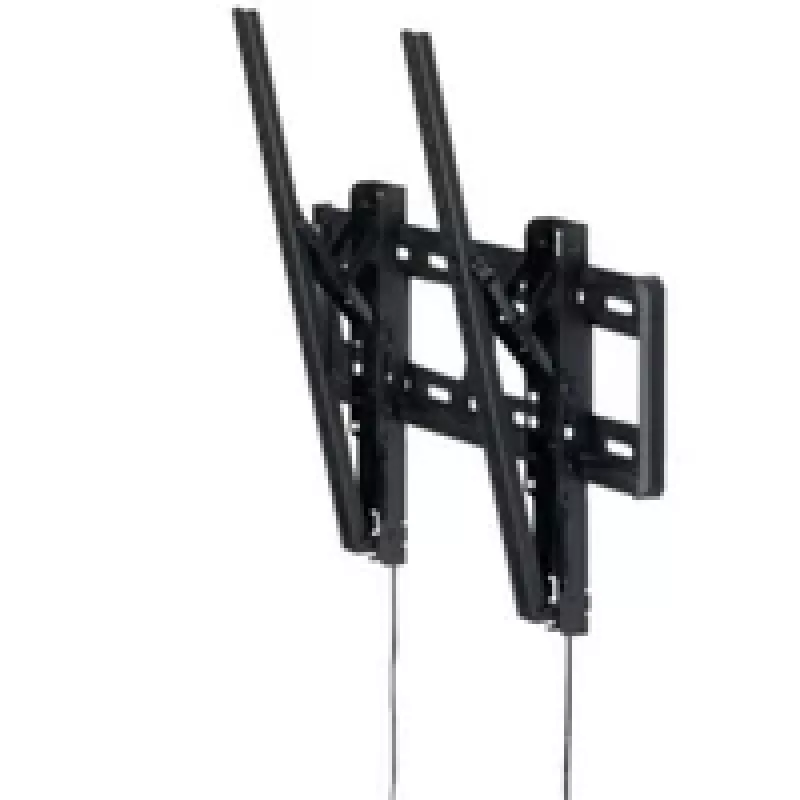 HAGOR BL Tilt 400 – sieninis laikiklis su pakreipimu – 81–124 cm (32–49 col.) – juodas – iki 400×400 mm