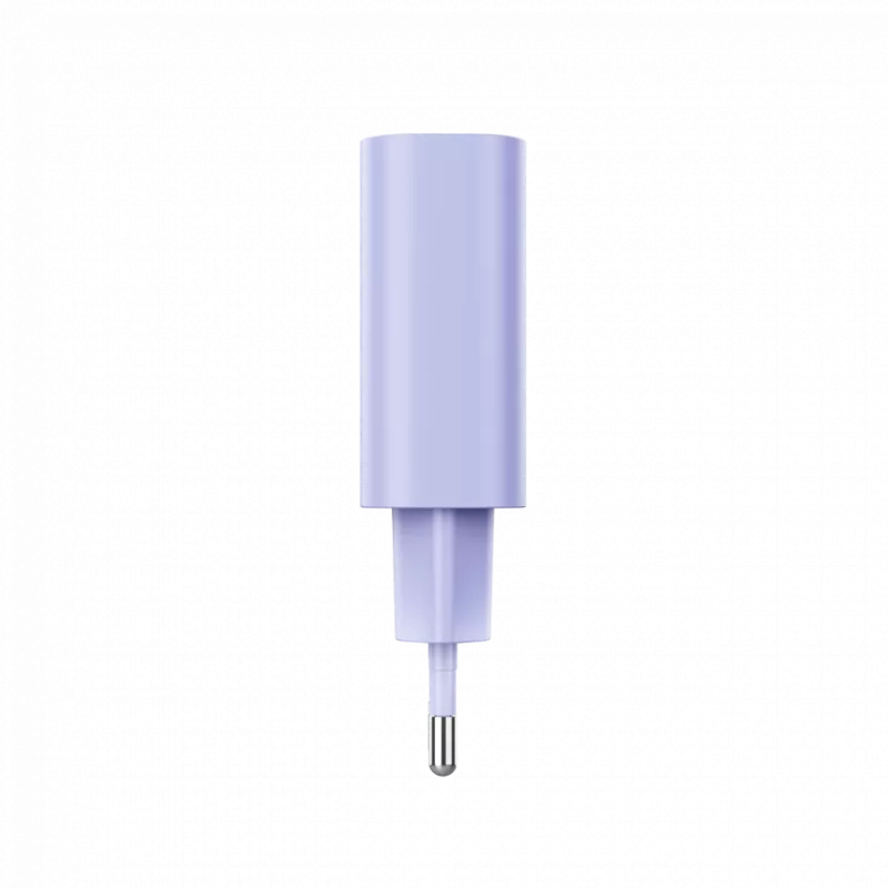 Sieninis įkroviklis CANYON OnCharge 30CL, 30W USB-C PD, 1x PD išėjimas, EU kištukas, Purpurinis