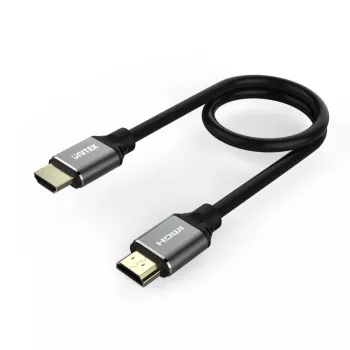 HDMI kabelis Unitek C137W 1,5 m, HDMI 2.1, 48 Gbit/s, 4K/8K 2160p, 120 Hz, ARC, Ethernet, auksu padengti kontaktai