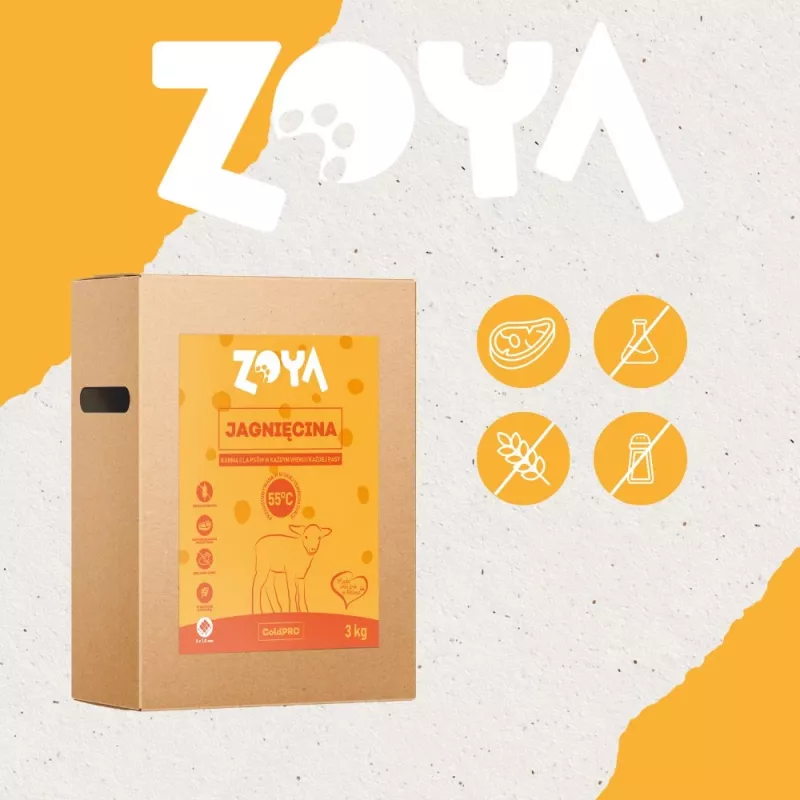 ZOYA ColdPRO šunų ėdalas su ėriena, sausas, 3 kg