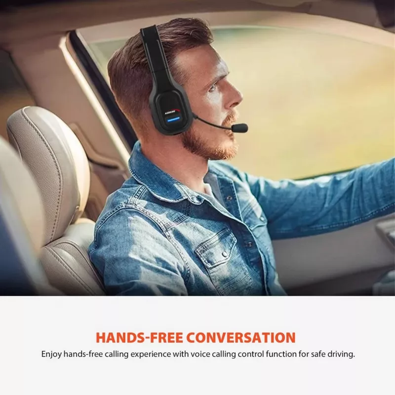 Audiocore 74452 Bluetooth ausinės su triukšmo slopinimo mikrofonu, skirtos skambučių centrams, biurui