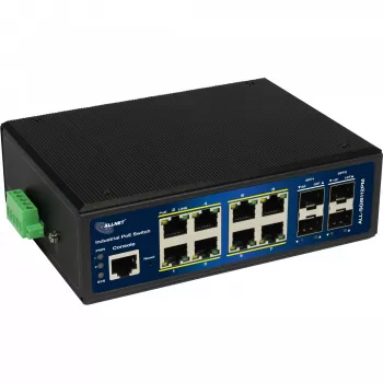 ALLNET pramoninis PoE jungiklis ALL-SGI8112PMJ 8+4 prievadai